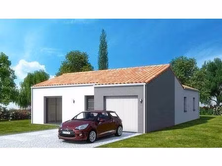 terrain avec maison neuve à vendre