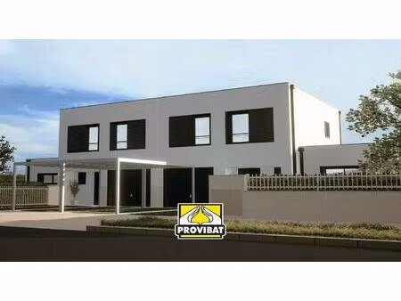 terrain avec maison neuve à vendre