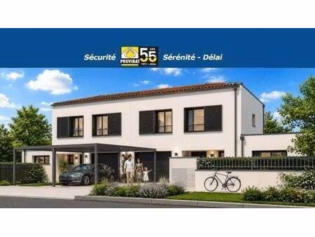 terrain avec maison neuve à vendre
