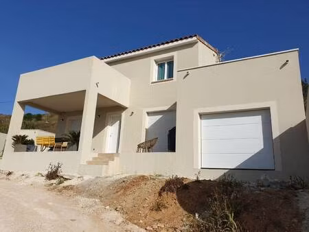 terrain avec maison neuve à vendre