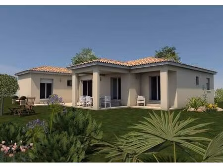 terrain avec maison neuve à vendre
