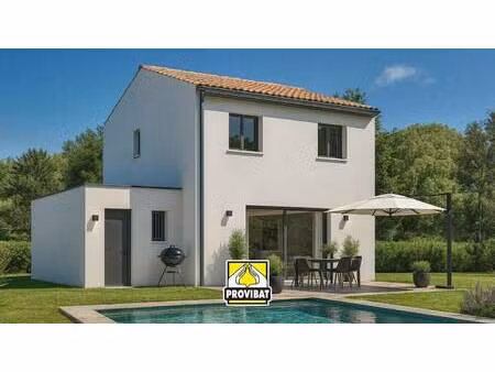 terrain avec maison neuve à vendre