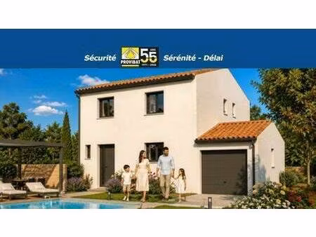terrain avec maison neuve à vendre
