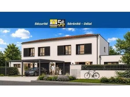 terrain avec maison neuve à vendre