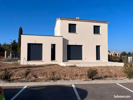 terrain avec maison neuve à vendre