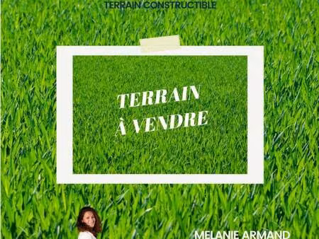 terrain constructible à vendre
