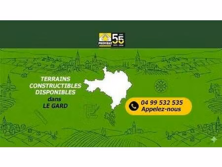 terrain constructible à vendre