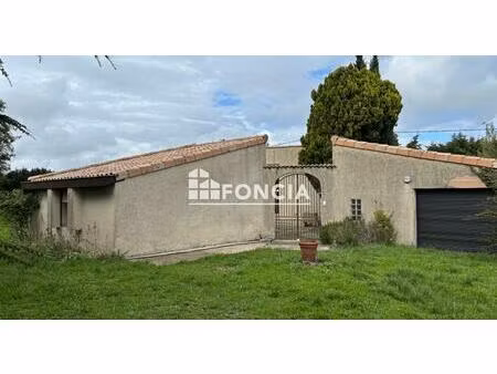 saint-jean-de-muzols  à lubac  au calme  belle villa de 1978 à rafraîchir sur un terrain d