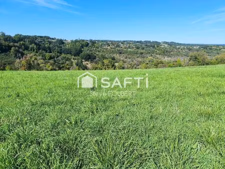 vue dégagée pour ce terrain à bâtir