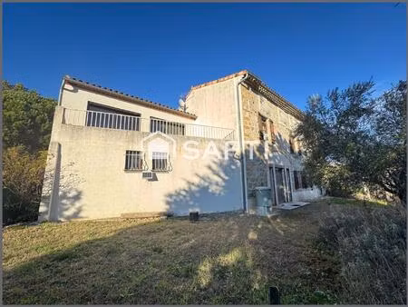 maison de charme en pierre – 184 m² habitables – secteur cépie 11300