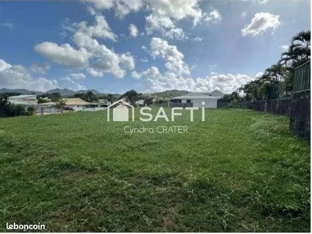 terrain 446 m² les trois-ilets