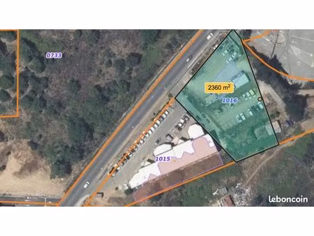 terrain 2500 m² ajaccio