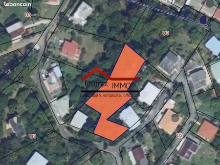 terrain 2006 m² la trinité