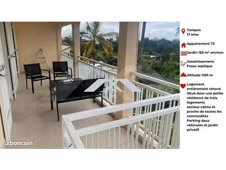 appartement 3 pièces 66 m²