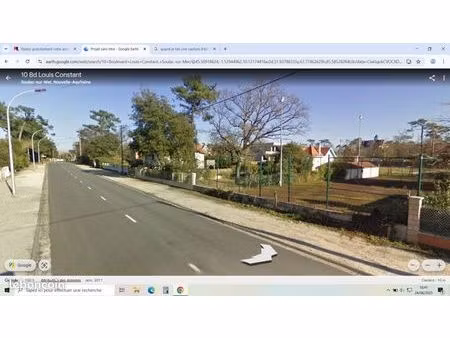terrain plat constructible de 621 m² à 500 m centre ville et plage soulac sur mer