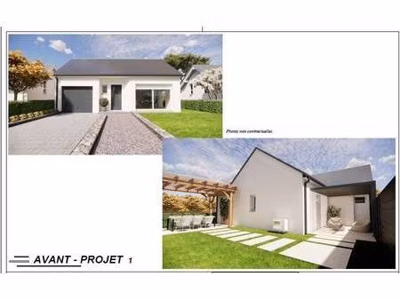 terrain avec maison neuve à vendre