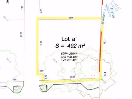 terrain 492 m² saint jean le blanc