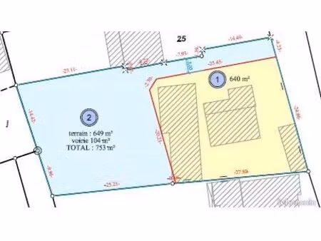terrain 640 m² schalkendorf