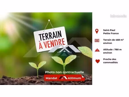 terrain 468 m² le guillaume