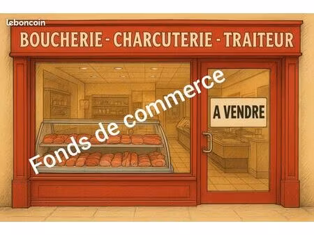 fonds de commerce boucherie charcuterie traiteur