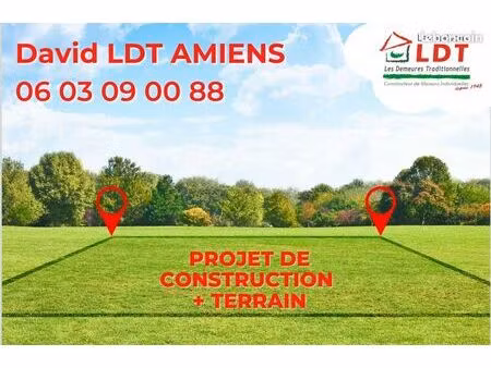 terrain 955 m² villers bretonneux