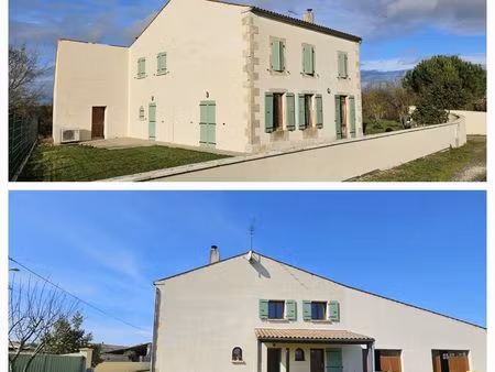 a vendre maison habitable sur terrain cloturé