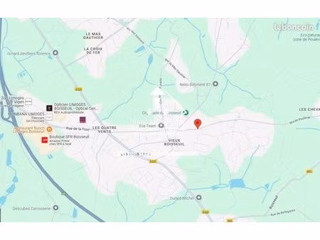 local commercial 200 m² boisseuil