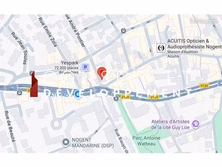 boutique 127 m² nogent sur marne