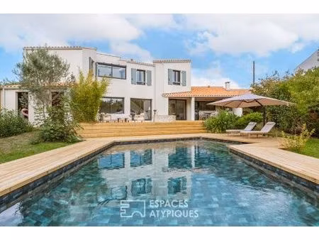 maison d'architecte avec piscine