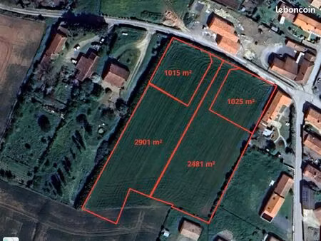 terrain 2 901 m² mouzeuil saint martin