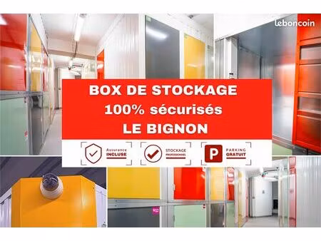box à louer - garde meuble / le bignon - nantes sud / 5 m2
