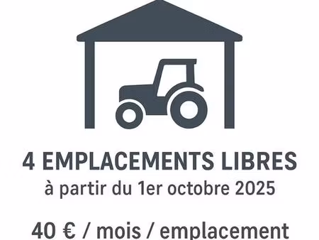 location de hangar – stockage matériel agricole