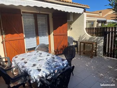 vias plage - maison t4 avec terrasse et place de stationnement dans residence securisee