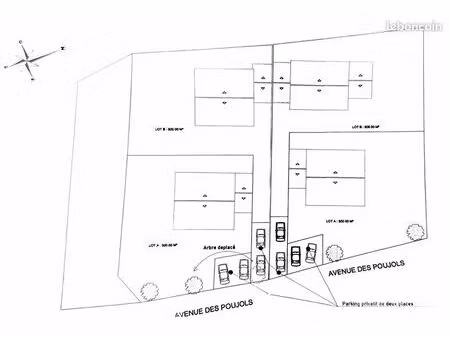 terrains à vendre vendémian 500 m²