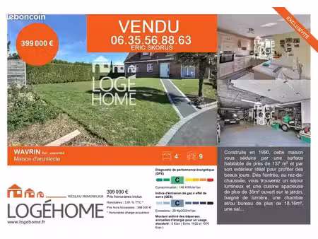 maison 5 pièces 137 m²