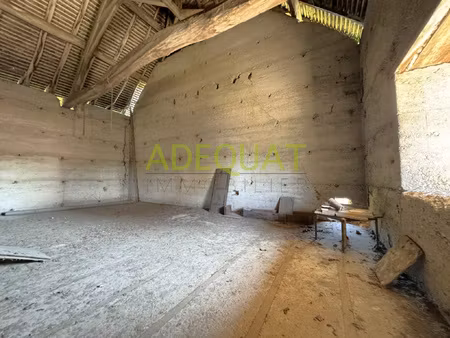 st victor de morestel  grange a renover 200m2 planchers