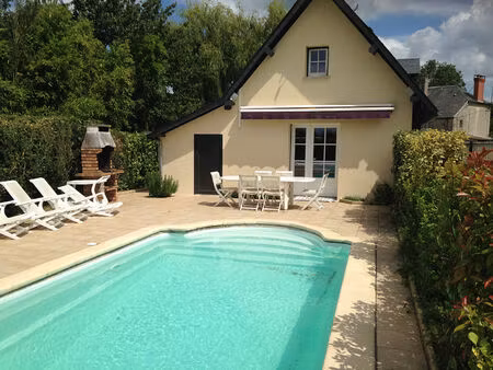 longère normande rénovée avec piscine chauffée à basseneville
