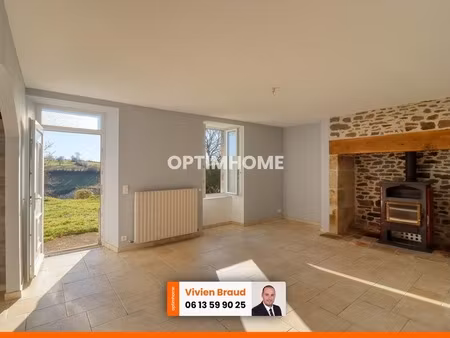 trizac : charmante maison rénovée avec 3 chambres