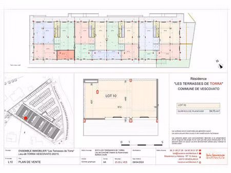 a vendre local d'activité programme neuf vescovato