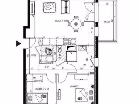 vente appartement 3 pièces à saint-hilaire-de-riez (85270) : à vendre 3 pièces / 64m² sain
