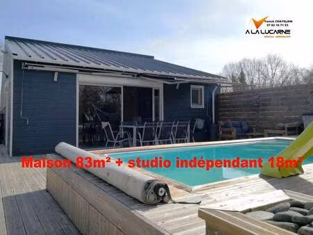 vente maison piscine à arzal (56190) : à vendre piscine / 83m² arzal