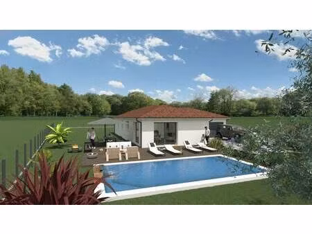 terrain avec maison neuve à vendre