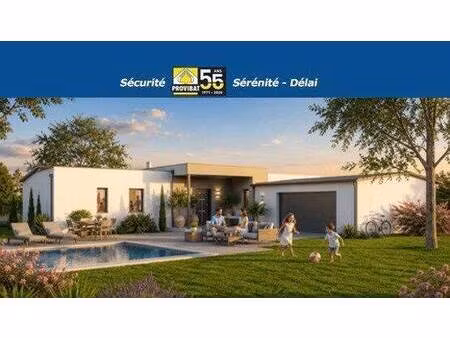 terrain avec maison neuve à vendre