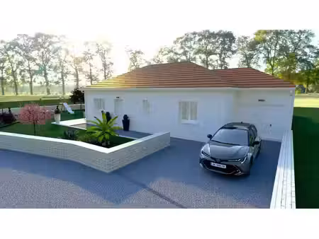 terrain avec maison neuf à vendre