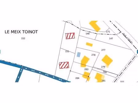 terrain constructible à vendre