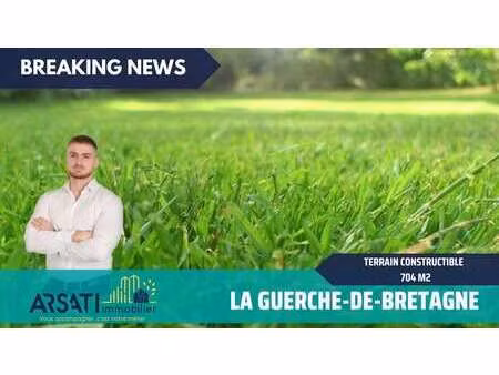 vente terrain à la guerche-de-bretagne (35130) : à vendre / 704m² la guerche-de-bretagne