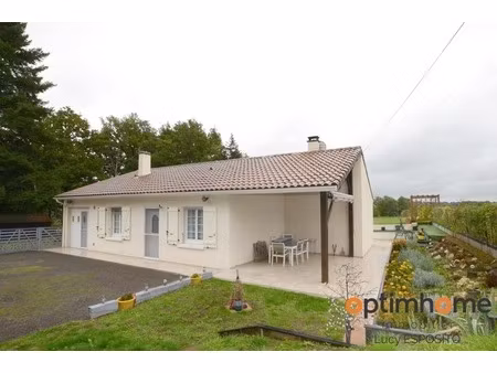 charmant pavillon 3 chambres avec vue panoramique à exideuil-sur-vienne