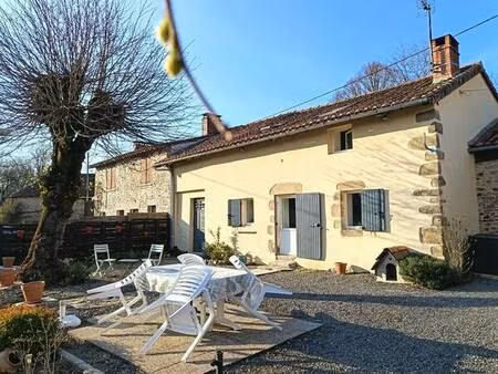 87140 nantiat - maison en pierres de 90 m²  à vendre