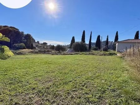 vente terrain à batir 564 m² à ollioules (83190)  275 000 €
