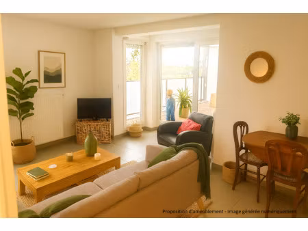 t2 45m2 avec terrasse de 13m2 exposé sud et pkg à beauzelle